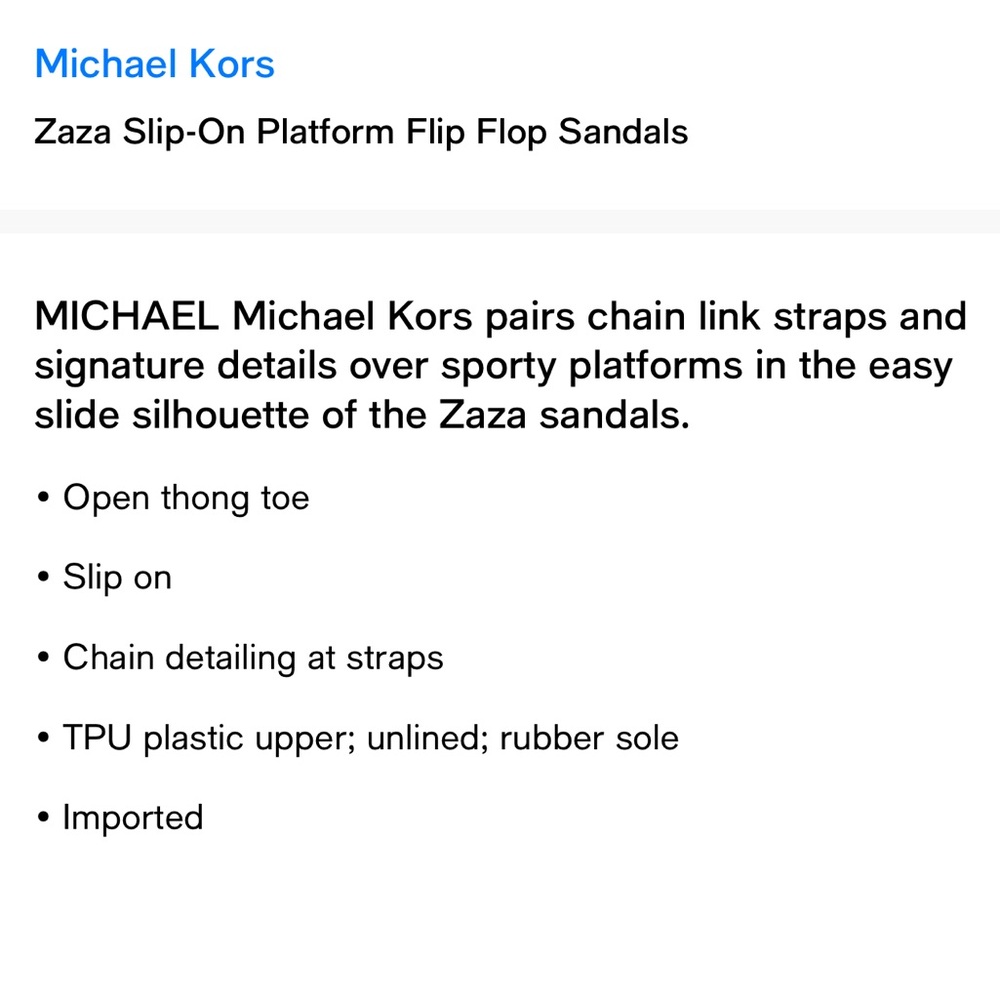 Michael Kors Zaza Slip-On Platform Flip Flop Sandals - Picture 9 of 9